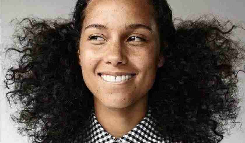 alicia keys, make-up