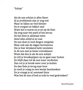 gedicht maud