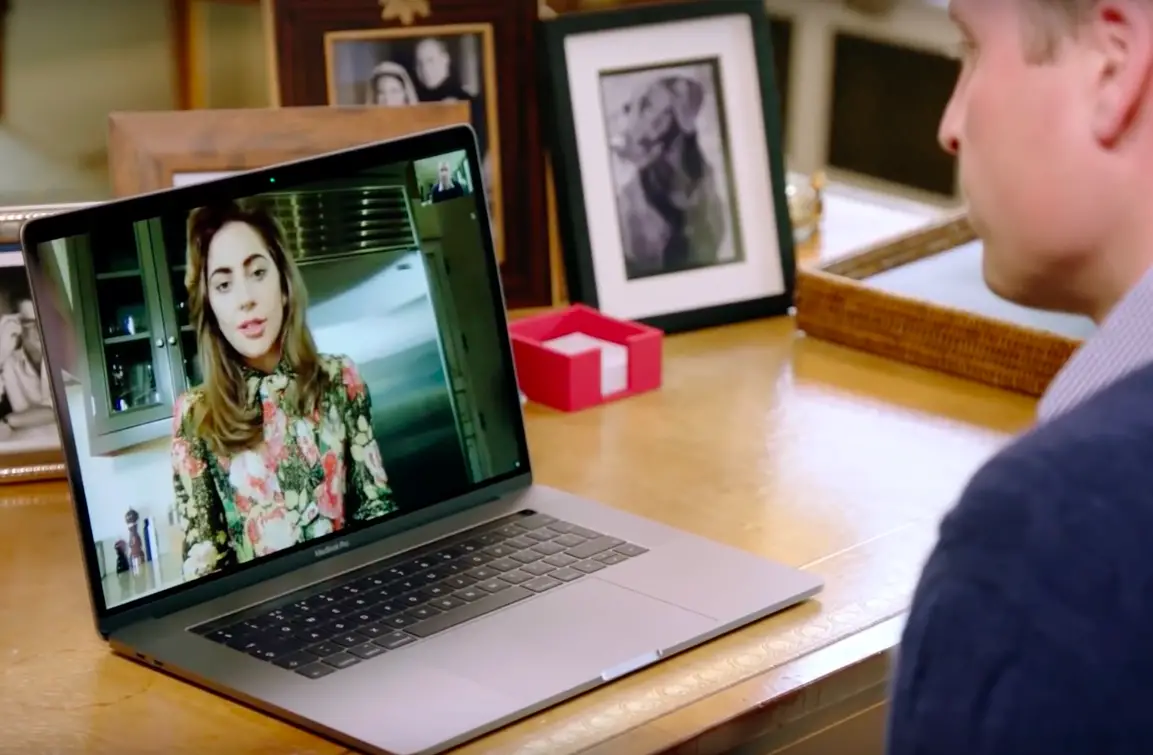 Lady Gaga en Prins William spraken elkaar via FaceTime over een heel belangrijk thema