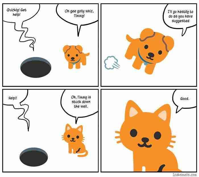 Deze 15 tekeningen laten het verschil tussen katten en honden op hilarische wijze zien