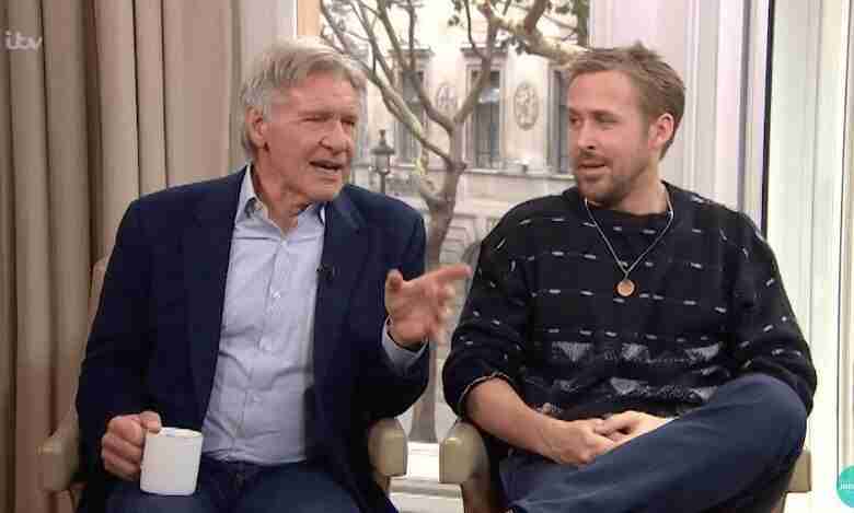 Video: acteurs Harrisson Ford en Ryan Gosling krijgen slappe lach (en wij ook!)