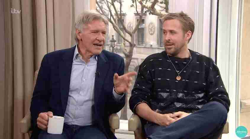 Video: acteurs Harrisson Ford en Ryan Gosling krijgen slappe lach (en wij ook!)