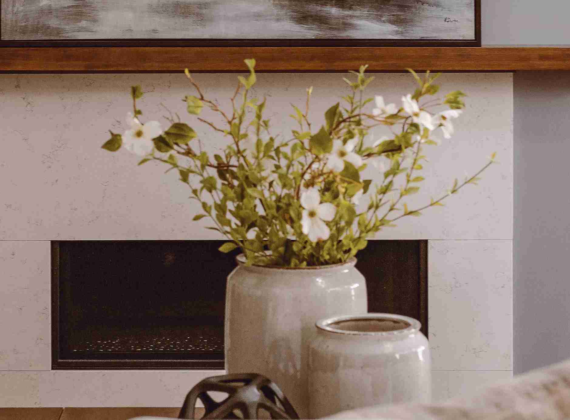 haard-groene-planten-grijze-pot