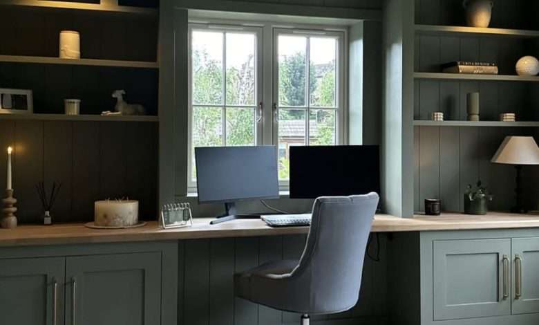 Thuis Kantoor Groen Modern