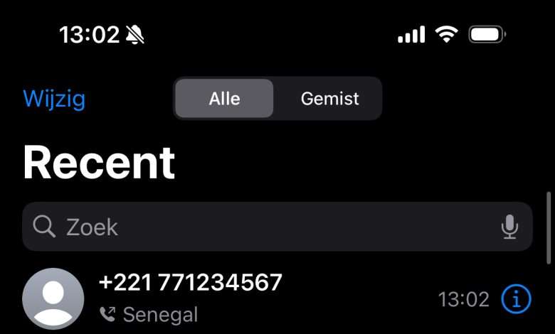 Oproep Gemist Senegal 22