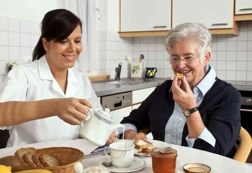 Vrouw In De Thuiszorg