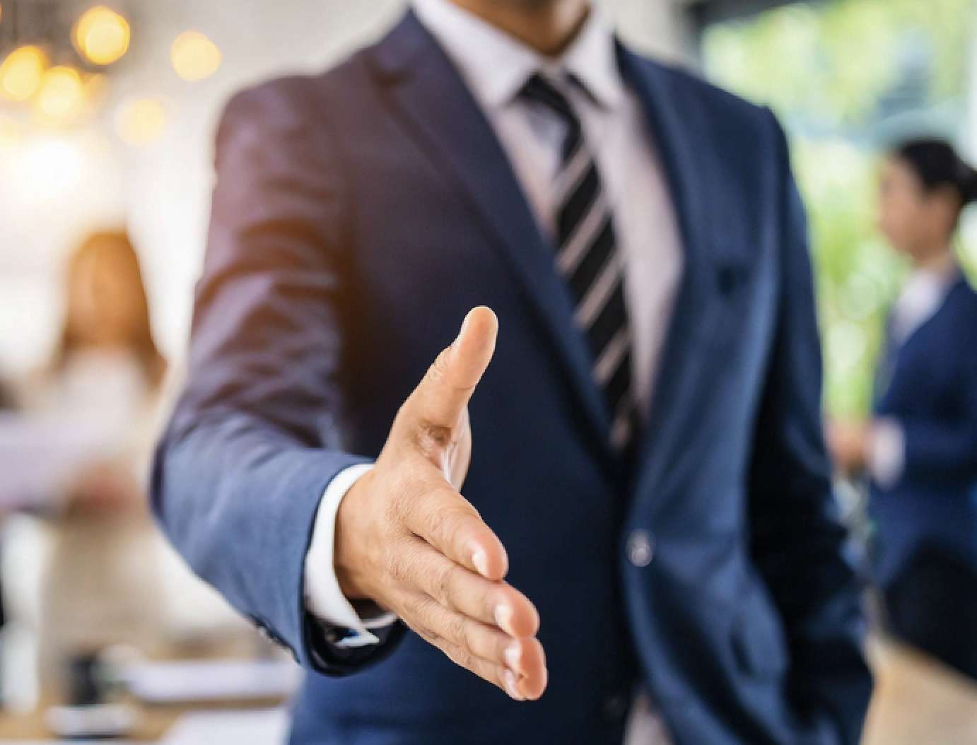 Hand Geven Zakelijk