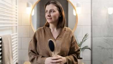 Vrouw In De Badkamer